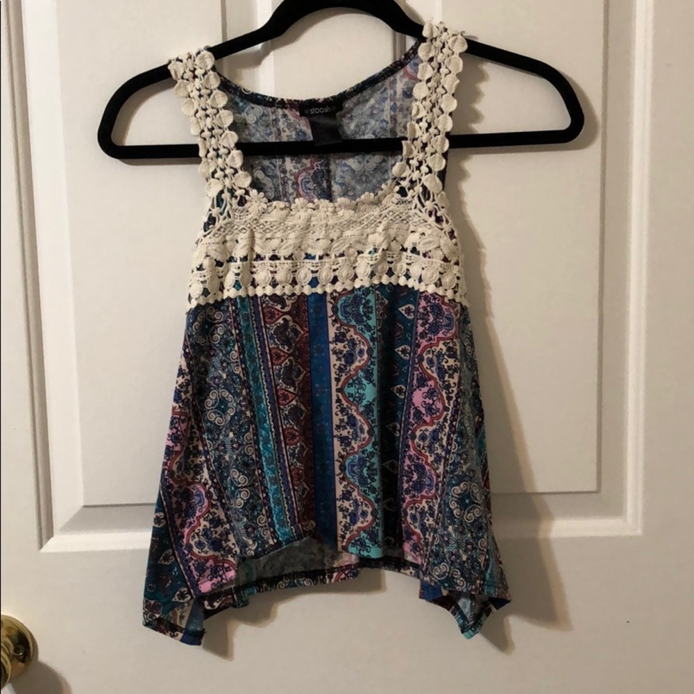 Lace boho tank